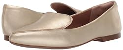Amazon Essentials Women's Loafer Flat, Gold, 13