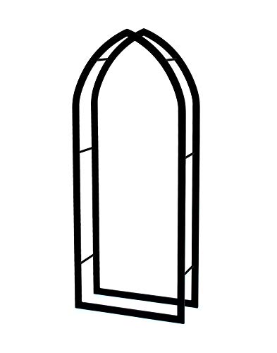 DanDiBo Kaminholzregal Innen Schwarz Metall Kaminholzständer MOS 123 cm Holzkorb Kaminholzhalter Feuerholzregal Holzregal – Bild 5
