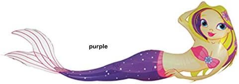 (PURPLE TAIL) MERMAID 29" INFLATABLE Toy Party Favor