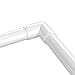 FORMUFIT F11490E-WH-4 90 Degree Elbow PVC Fitting, Furniture Grade, 1-1/4
