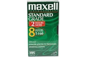 High-Quality GXT160 VHS Videotape Cassette, 8 Hours