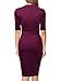Miusol Women's Business Optical Illusion Work Bodycon Pencil Dress