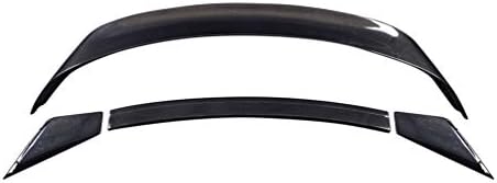 Lightleopard Carbon Fiber Primer/Type Rear Trunk Spoiler Suitable for Ford Mustang GT350R Style 2015-2017 Rear Spoiler Replacement
