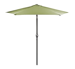 Amazon Com 7 5 Foot Crank And Tilt Market Umbrella Red Blue Green Yellow Striped Garden Outdoor