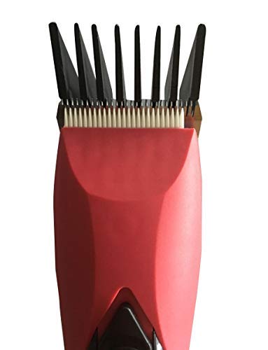 Pet Control HQ 55W PRO Dog Grooming Kit, Electric Clippers for Thick Coats Heavy Duty, Low Noise Shaver, Animal Clipper Heavy Electric Shears for Dogs, Cats, Pet ( Blade, 4 Guides Combs & Bottle Oil)