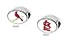 St. Louis Cardinals 2-Sided Bead Fits Most Bracelet Lines Including Pandora, Chamilia, Troll, Biagi, Zable, Kera, Personality, Reflections, Silverado and More Charm Bead Fits Pandora Style Bracelets