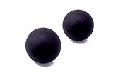 Premium Lacrosse Massage Ball - 2 Pack - Increase Mobility, Reduce Pain, Reflexology, Self Massage - Relieve Back, Neck, Glute, Shoulder Pain - Includes Usage PDF