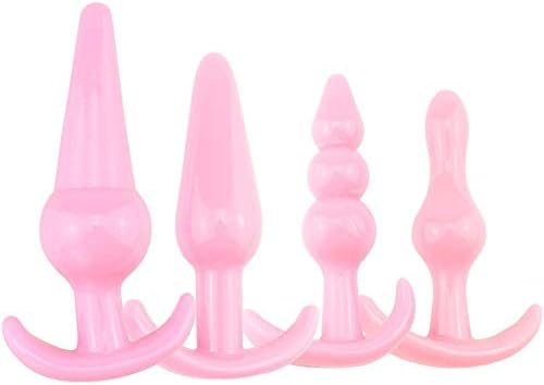 4 PCS Silicone Exercise Tools for Men and Women - Pink
