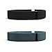 Teak - Silicone Sport Band Replacement for Fitbit Flex - Small, Black and Slate 2 Pack