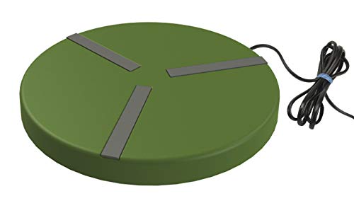 Kerbl Heizplatte für Geflügeltränke, Antirutsch, Netzteil, 250mm 15W / 300mm 22W