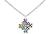 Autism Awareness Puzzle Piece - Crystal Necklace