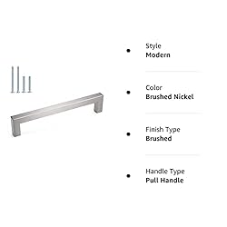 homdiy 15 Pack 12-3/5 Inch Brushed Nickel Cabinet
