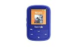 SanDisk 16GB Clip Sport Plus MP3 Player, Blue - Bluetooth, LCD Screen, FM Radio - SDMX28-016G-G46B