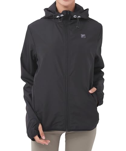 FILA ラッシュガードパーカー 布帛 UVカット UPF57+ 222062 N BKM