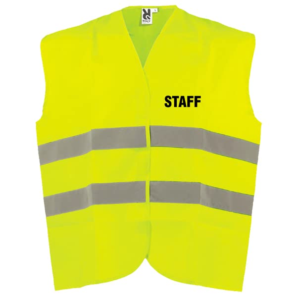 VSafety Unisex Adjustable Hi-vis Vest Hi Vis, Yellow, XL-XXL UK