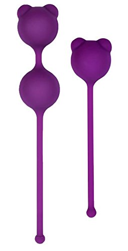 Beauty Molly Silicone kegel exerciser Bladder Control Pelvic Floor Muscles Vaginal Exercise Vagina Tightening Vaginal Training Ball Kit for Women 2 Piece Set, 3.42 Ounce