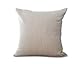 Miracle Dec Nautical Fashion Stripes Anchor Pattern Cream Linen&Polyester Square Throw Pillow Covers Cushion Covers Textured (18