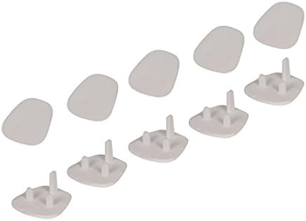 Task 828886 Socket Safety Covers Set - White (Pack of 10)