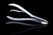 ToiletTree Products Heavy Duty 100% Stainless Steel Toenail Nipper for Men or Women, Matte Finish