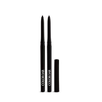 Colorbar Cosmetics MesmerEyes Kajal Duo, Black, 100 g (Pack of 2)