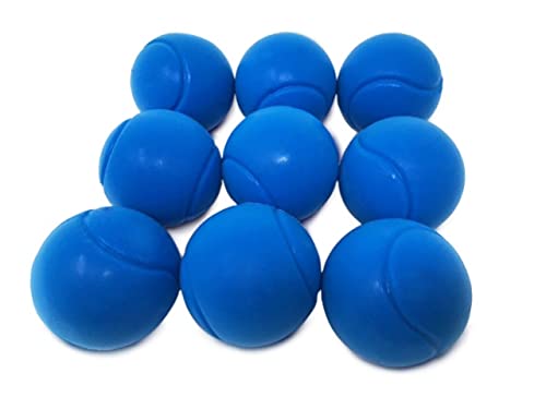 E-Deals 70mm Soft Foam Tennis Balls - Pack of 9 Blue