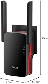 Cudy AX3000 WiFi 6 Extender Repeater Dual Band 3000 SqFt 70 Devices MU-MIMO view 10