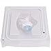 3-5 Gallon Water Jug Stand with 1 Pcs White Dispenser Valve and 1pc Dustproof Plug, Non Slip Water Stand with Food Grade Fast Flow Water Spout for 55MM Non Threaded Crown Top Water Jugs, White