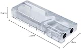 Phanteks R220C Reservoir Transparent Acrylic Backplate DRGB LED PC Water Cooling view 2