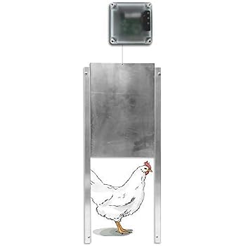 Automatic Chicken Coop Door Opener Door Light Sensing Indooroutdoor Battery Powered 6 Months Pack Of 1