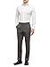 Kenneth Cole Reaction Men's Tonal Windowpane Slim Fit Flat Front Dress Pant