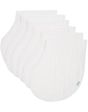 green sprouts by i play. Muslin Burp Cloths Made From Organic Cotton, White, One Size, 2 Pack
