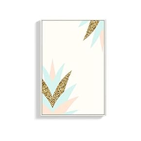 Framed Canvas Wall Art for Living Room, Bedroom Abstract Geometry Pattern Canvas Prints for Home Decoration Ready to Hanging - 16x24 inches