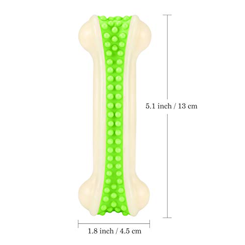 SHINCO EETOYS Dog Chew Toy, Indestructible Dog Toys for Aggressive Chewers, Teeth Cleaning, Safe Durable Bite Resistant Toothbrush Stick for Puppy Dog (Medium) - Thumbnail 2