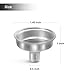 Yesker Stainless Steel Mini Funnel for Essential Oil Bottles Flasks 6PCS