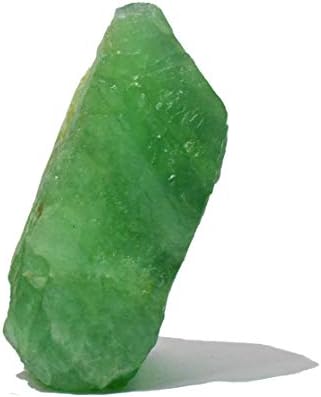 Pyramid Tatva Raw Rough Stone - Green Flourite 436 gm single piece Perfect for Vastu, Meditation,Wire Wrapping,Collecting Natural Healing Crystal Gemstone Aura & Chakra Balancing