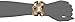 XOXO Women's XO5630 Gold-Tone Watch with Wraparound Brown Metallic Band
