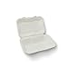 Stalkmarket 100% Compostable Natural Plant Fiber Hinged Container, Hoagie Box, 200-Count Case