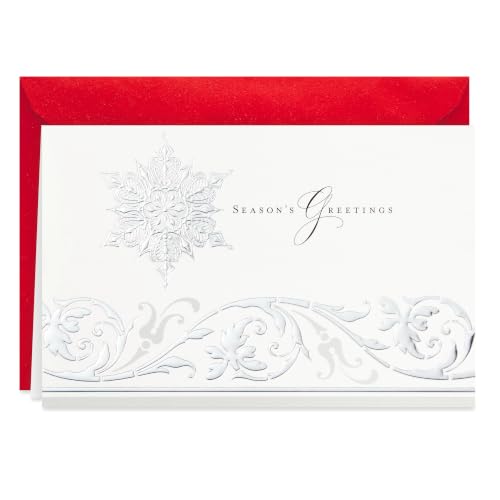 Cartões de Feriado em Caixa Hallmark (Floco de Neve da Estação, 40 Cartas de Feriado com Envelopes)