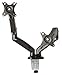 Gladiator Joe Heavy Duty Dual/Two Desktop Monitor Mount/arm VESA Compatible | Fully Adjustable articulating arm | Gas Spring | Supports Heavy Monitors | 13 to 27 inch | 17.6 lb Each arm