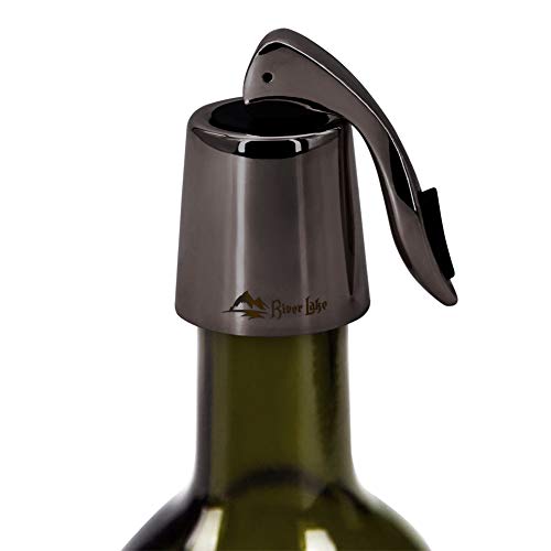 Champagne stoppers Stainless Steel, Wine Bottle Plug with Silicone