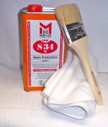 Click Here to See More Images HMK S34 (1-Liter) Silicone Impregnator Stone Sealing Countertop Kit