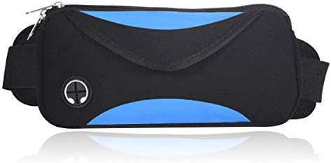 ChukDan Running Belt Waist Pack with Elastic Strap for Men Women, Funny Belt Pouch for Apple iPhone Xs XR X 8 7+ Samsung Note Galaxy in Running Walking Hiking
