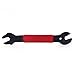 Amazleer Bike Bicycle Pedal Wrench Double Sided Spanner 15/16/17mm Road Mountain Bike Pedal Removal Tool 3 in 1 With Long Hand Comfortable Grip for Biking Maintenance Repair