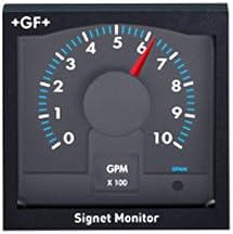 GF Signet 3-5090 Sensor-Powered Flow Monitor, 8"