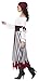 Smiffys Pirate Lady Costume, Black & White, S - US Size 6-8
