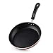 Cook N Home Nonstick Saute Fry Pan Skillet Set, 8, 9.5, and 11-Inch Kitchen Cooking Frying Saute Pan, Induction Compatible, Marble Red, 3-Piece