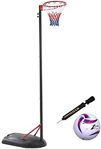 Urban Netball Post Telescopic • Portable and Adjustable Stand and Net • Netball Size 4 or 5 Included • Ball Pump Included