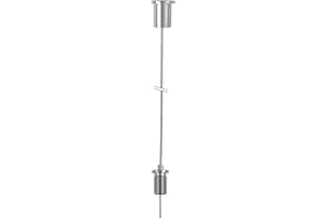 STAS PICTURE HANGING SYSTEMS STAS Suspension Set with External M10 Cable Grip and Ceiling Mount (Pack of 2X)