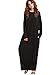 Verdusa Women's Casual Long Sleeve Oversized Loose Pocket Plus Size Maxi Dress