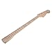 TOP Quality Maple 21 Fret Bass Neck For Fender Bass-JAZZ Bass Clear Satin